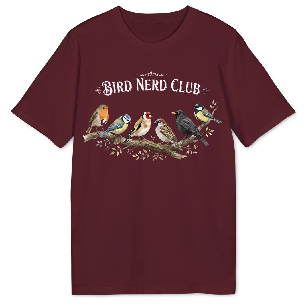 Bird Nerd Club - Burgundy