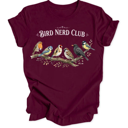 Bird Nerd Club - Maroon