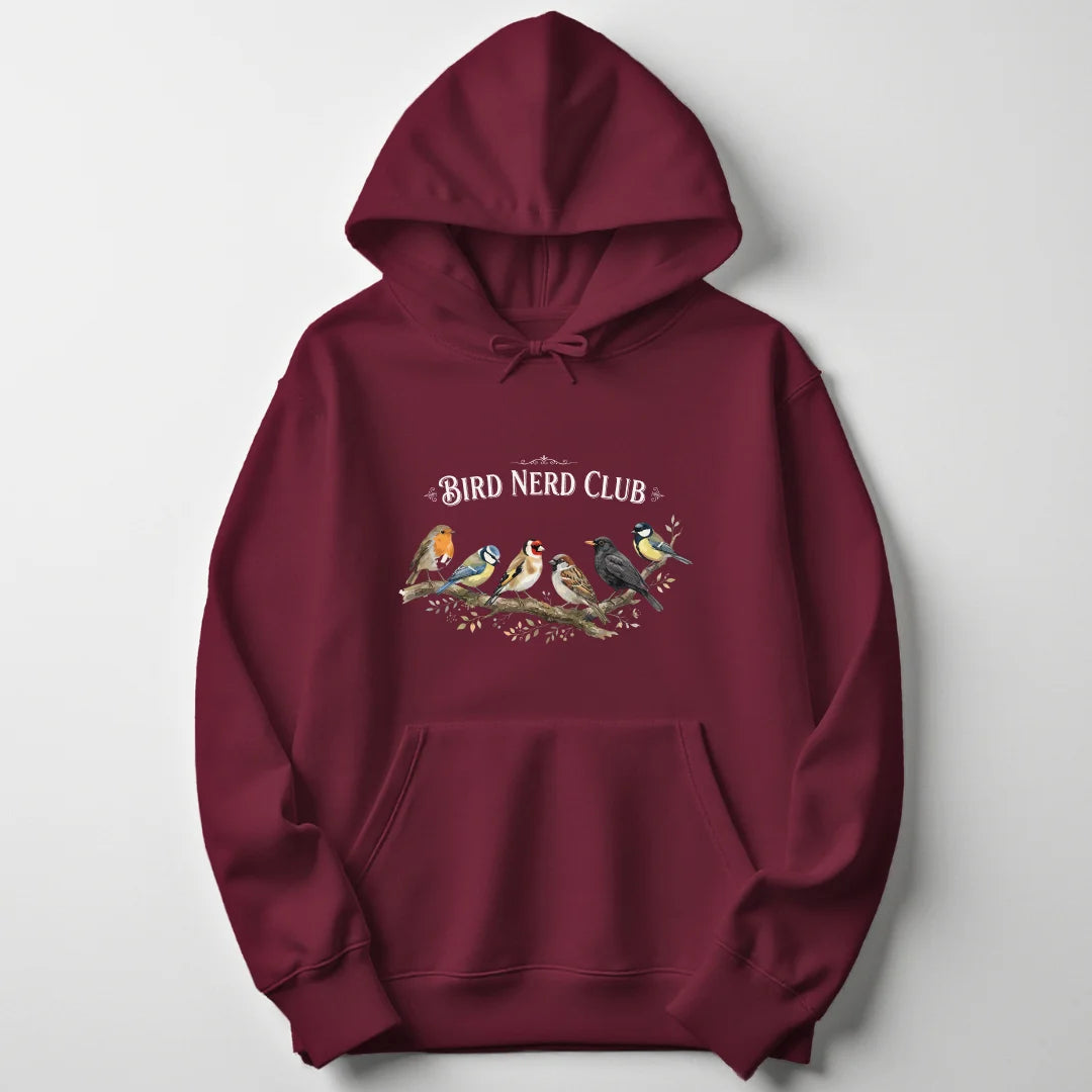 Bird Nerd Club - Maroon