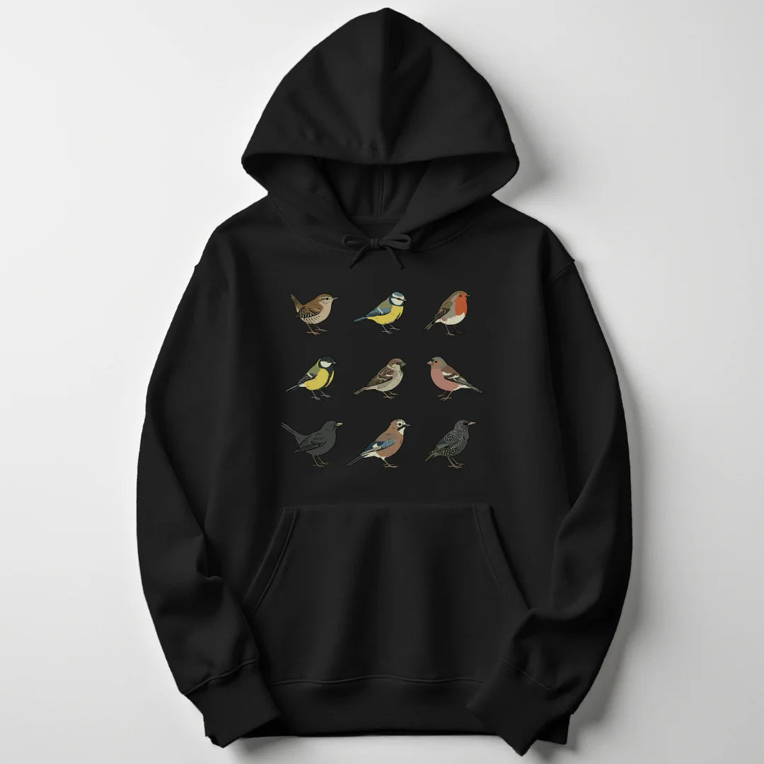 Bird Grid - Black