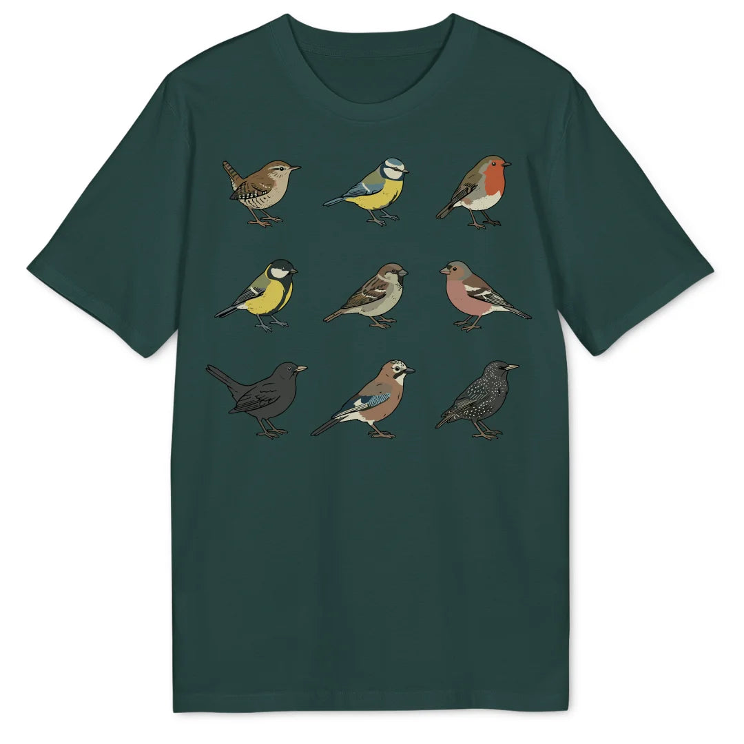 Bird Grid - Glazed Green