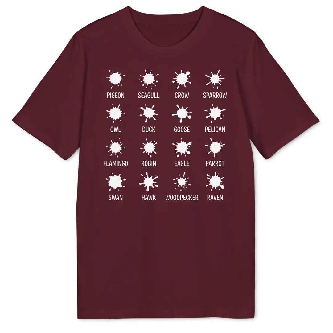 Bird Art - Burgundy