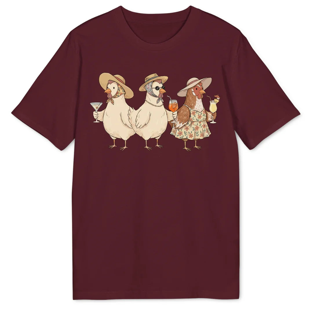 Classy Chicken Trio - Burgundy