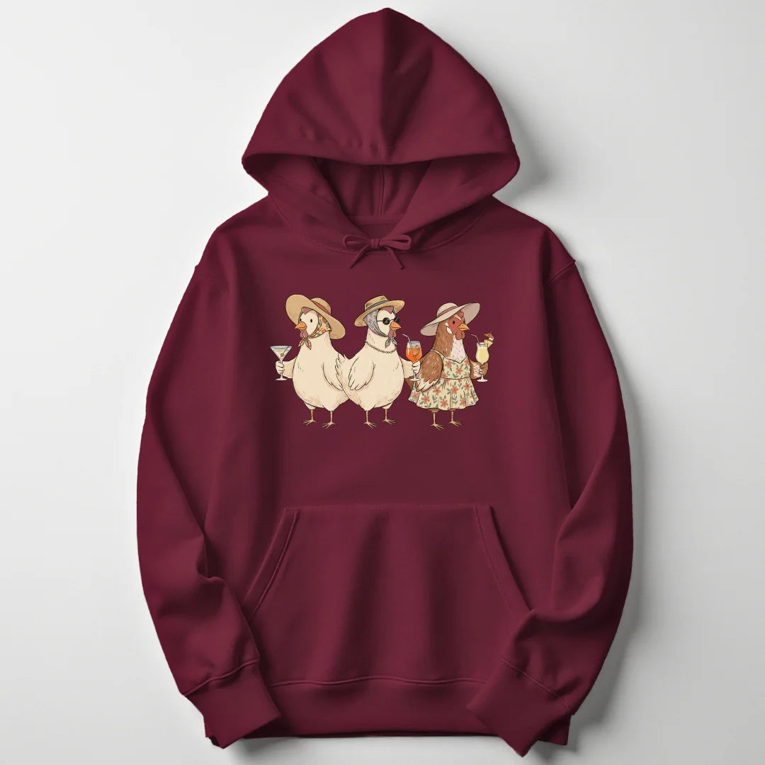 Classy Chicken Trio - Maroon