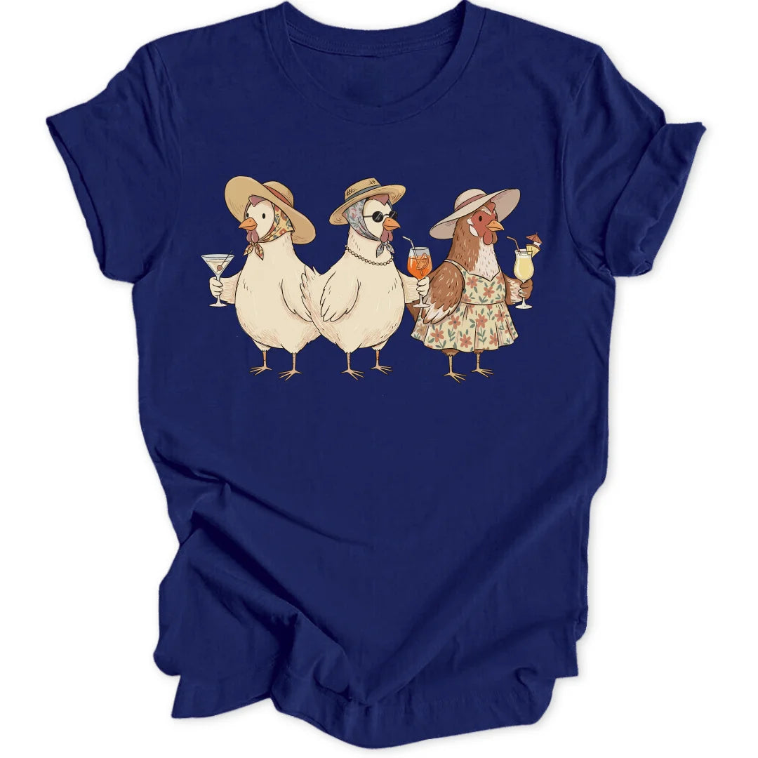 Classy Chicken Trio - Navy