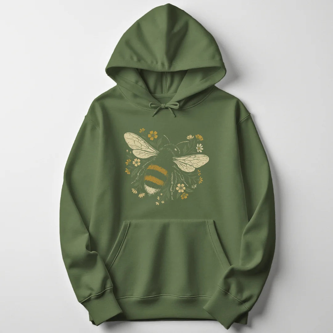 Flower Bee - Military Green
