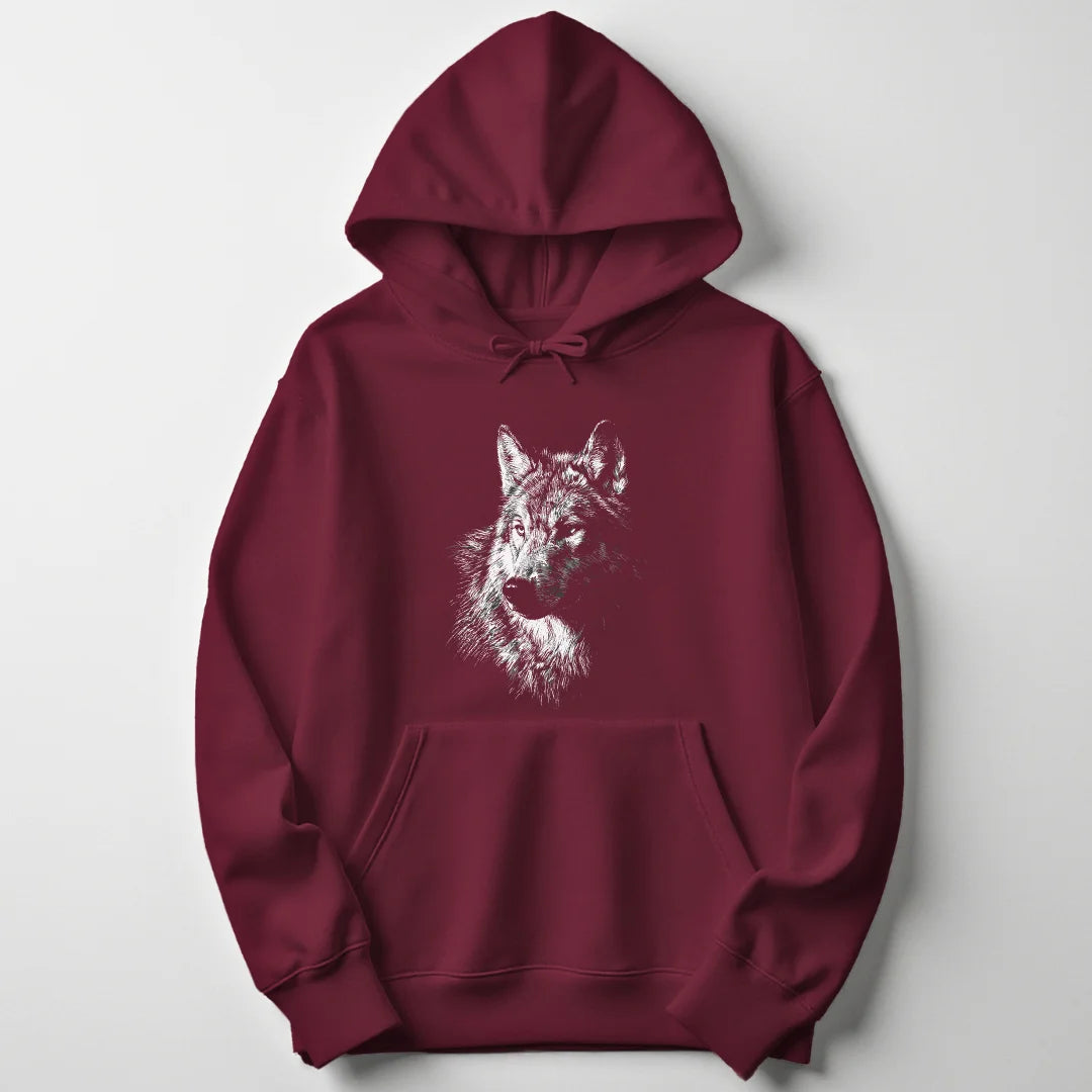 Wild Wolf - Maroon