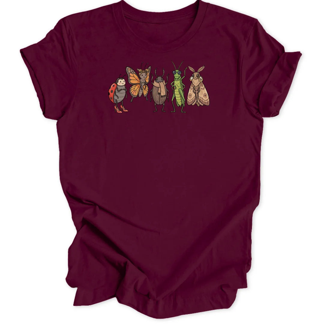 Classy Insects - Maroon