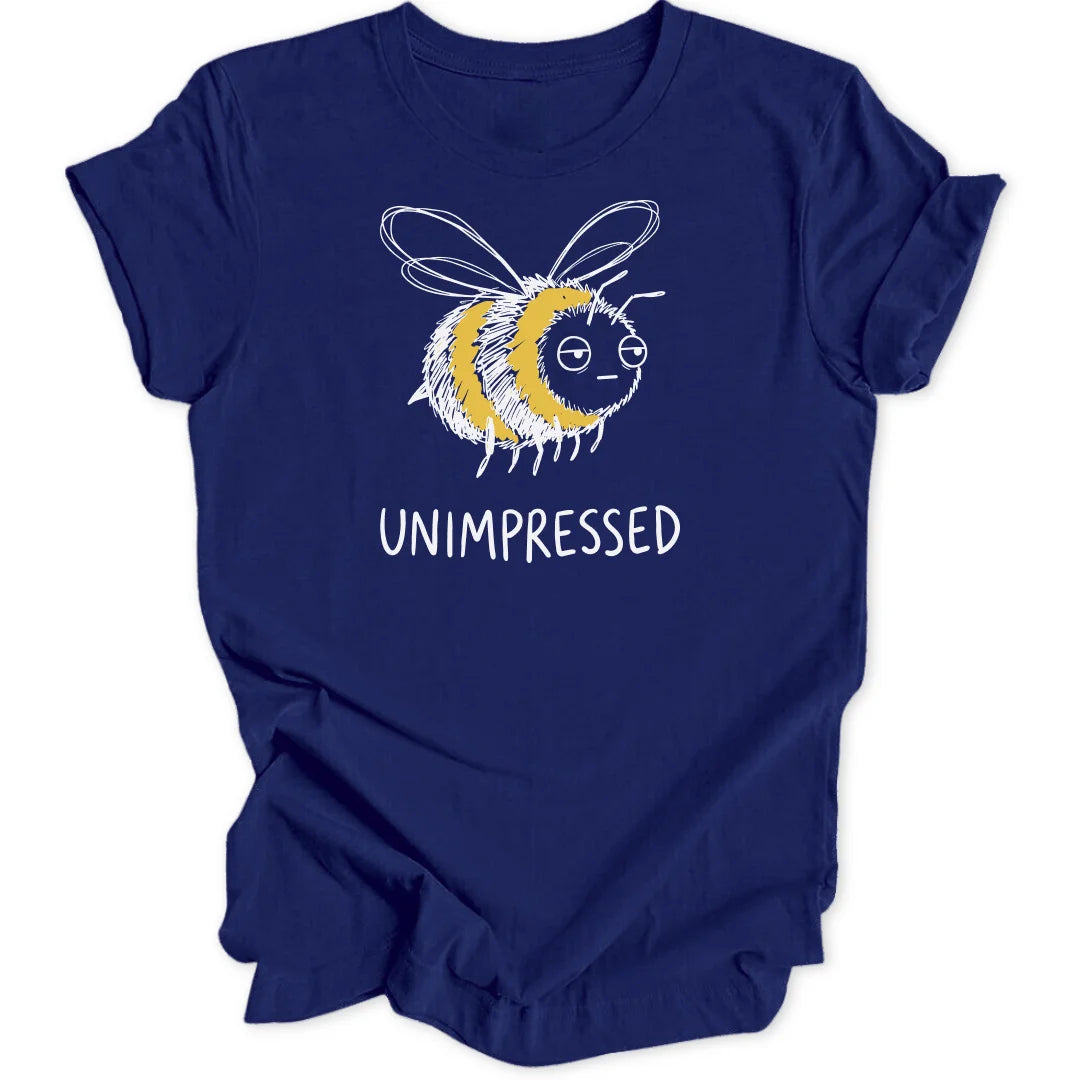 Unimpressed Bee - Navy