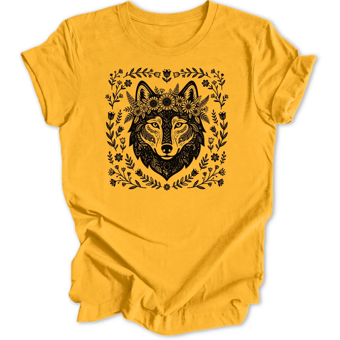Floral Howl - Gold