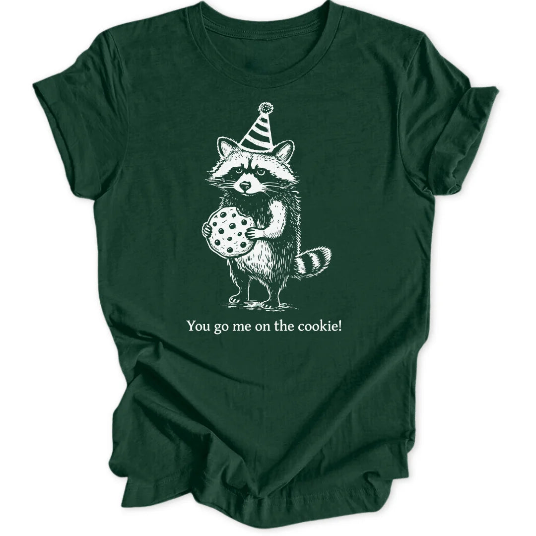 Cookie Raccoon - Forest Green