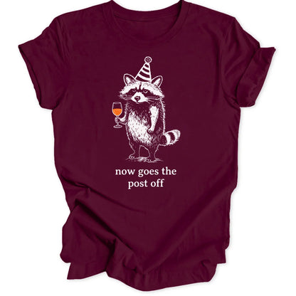 Post Raccoon - Maroon