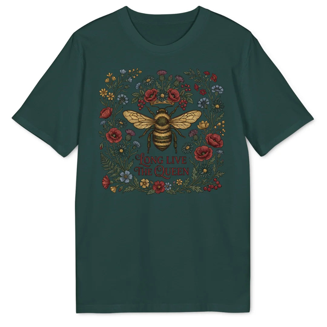 Floral Queen - Glazed Green