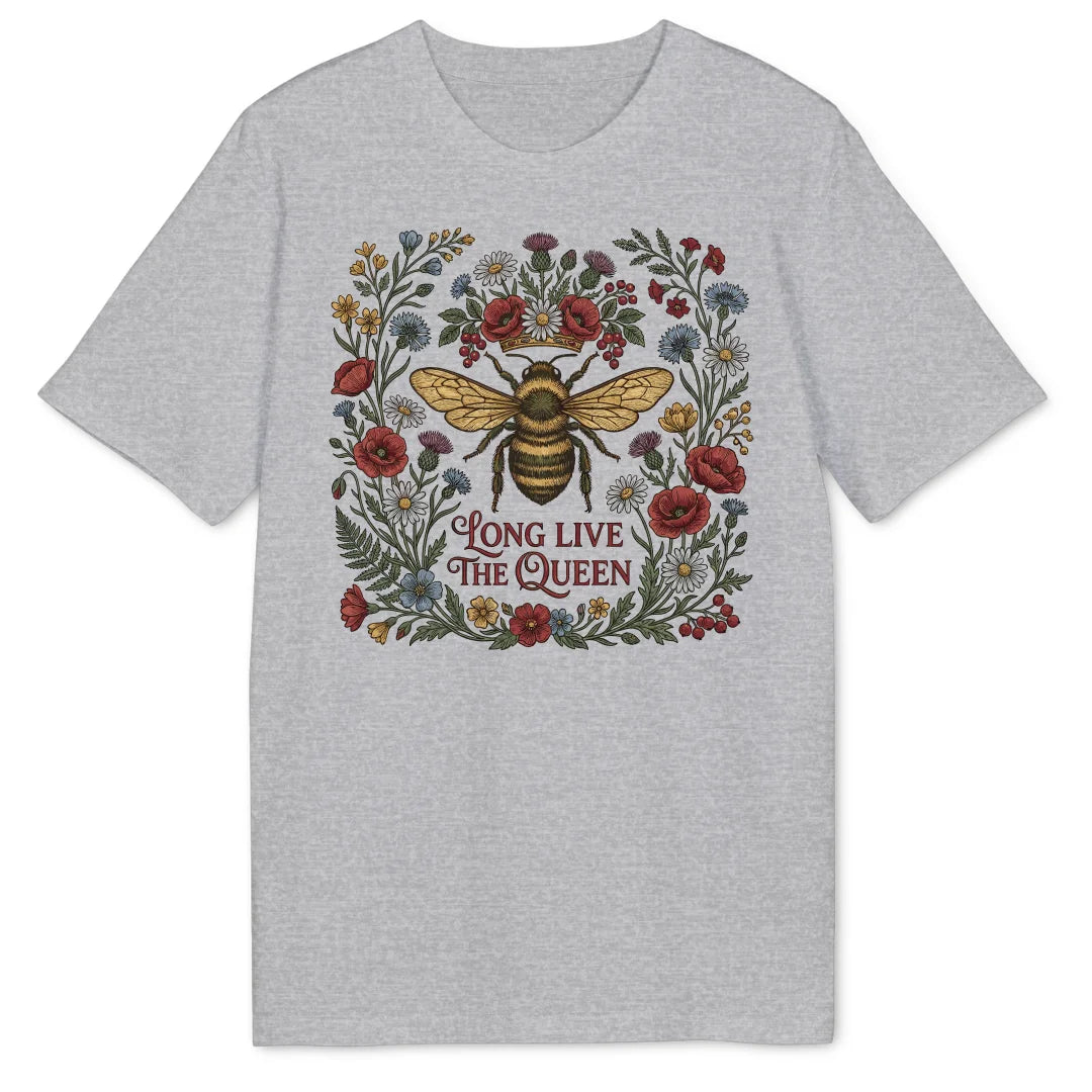 Floral Queen - Heather Grey