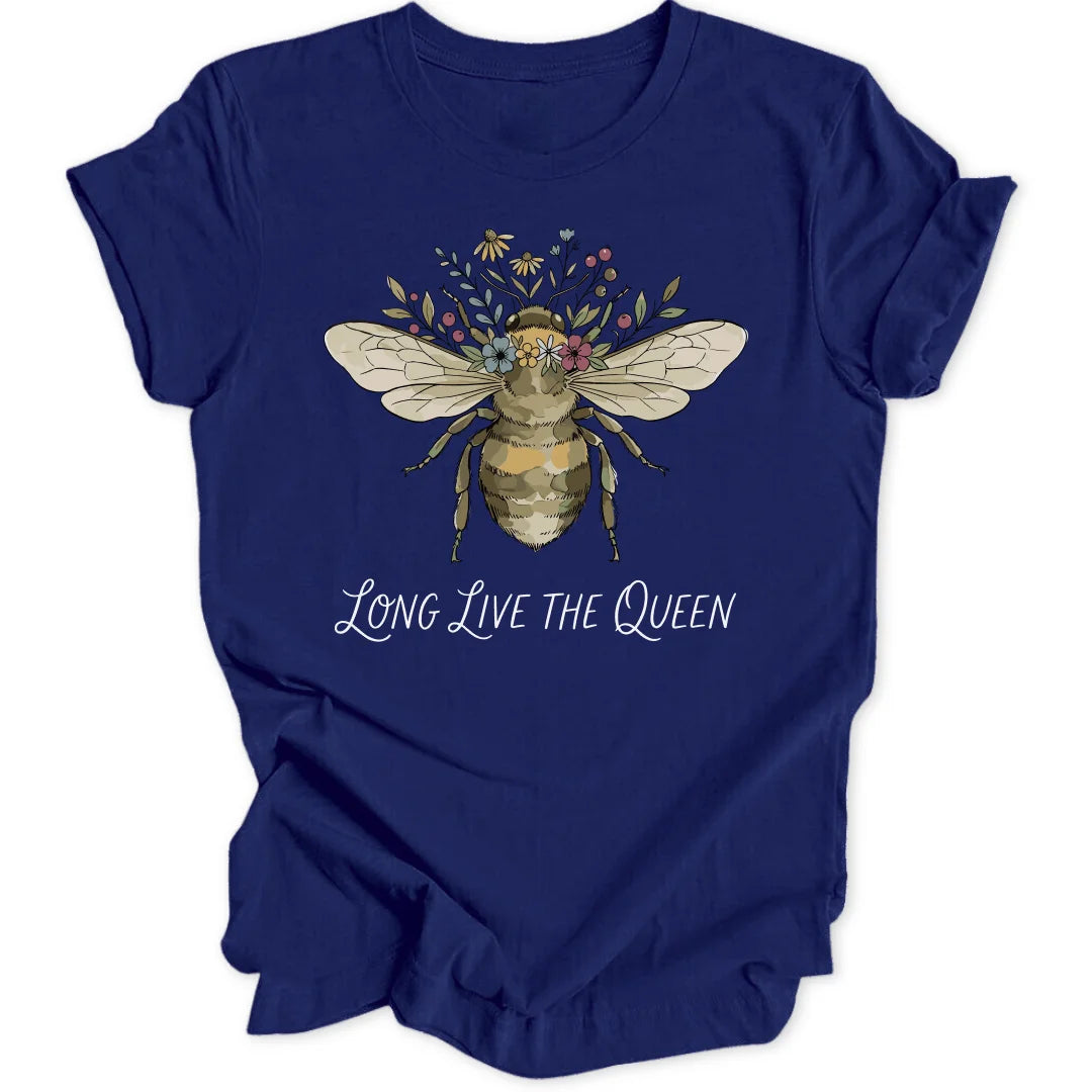 Watercolor Bee - Navy