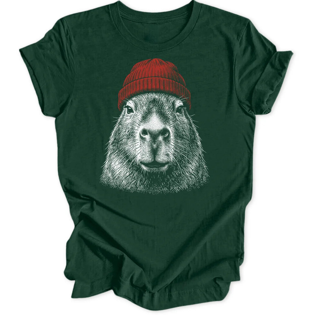 Beanie Capybara - Forest Green