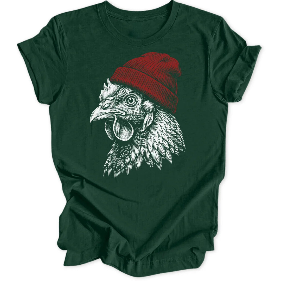 Beanie Chicken - Forest Green