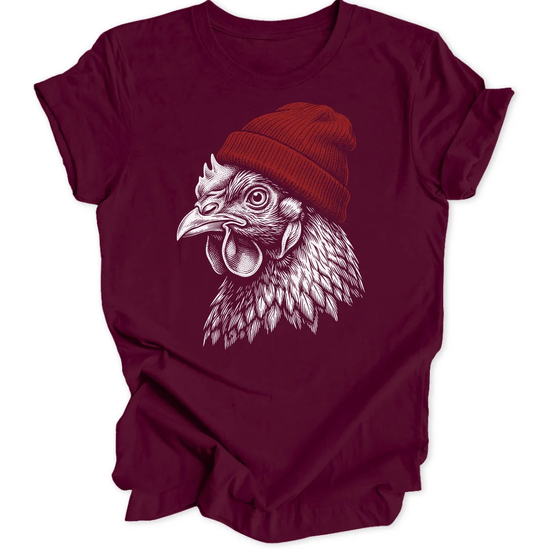 Beanie Chicken - Maroon
