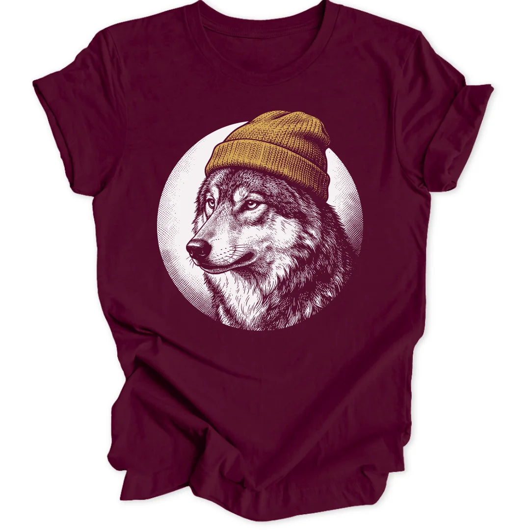 Beanie Wolf - Maroon