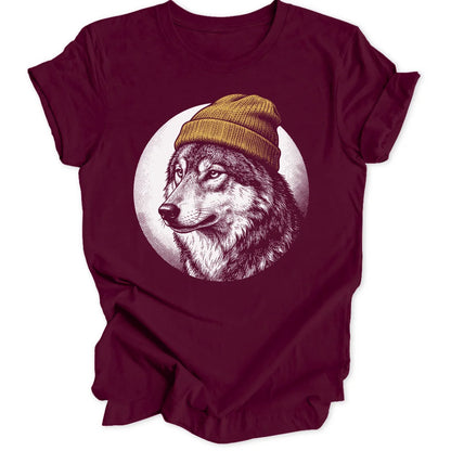 Beanie Wolf - Maroon