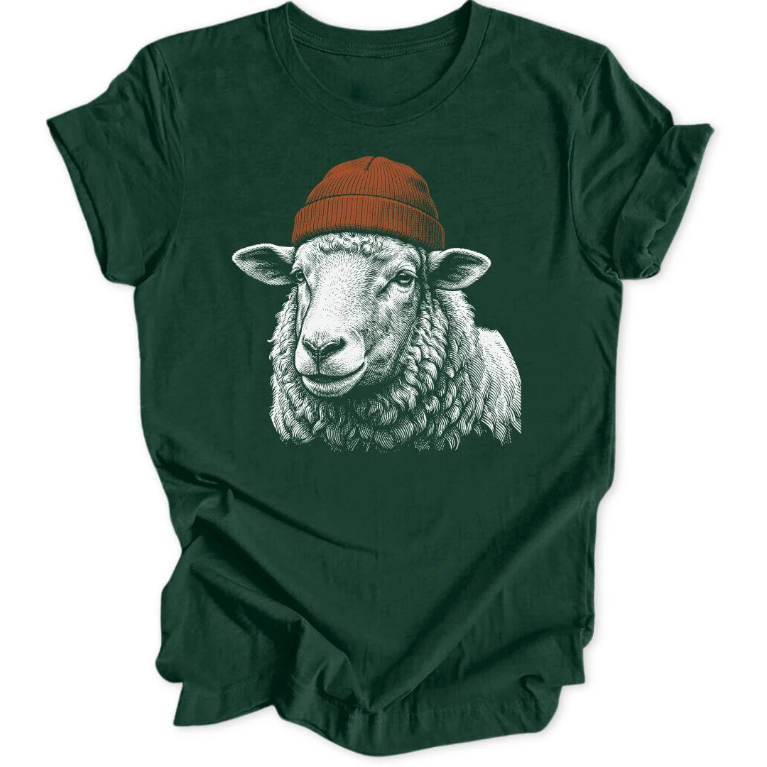 Beanie Sheep - Forest Green