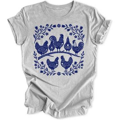 Folk Art Chicks - Sport Grey