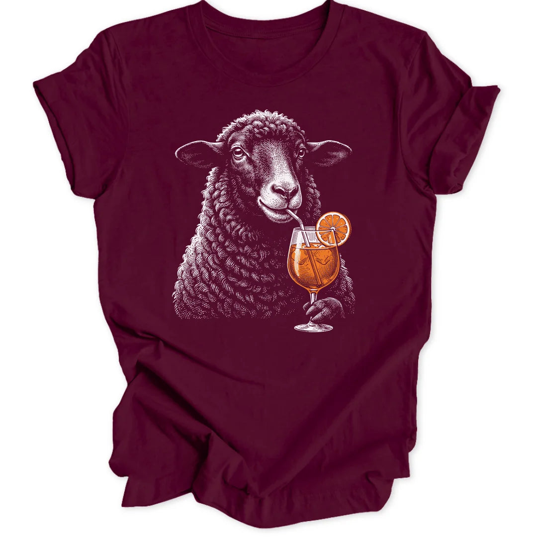 Sippin Sheep - Maroon