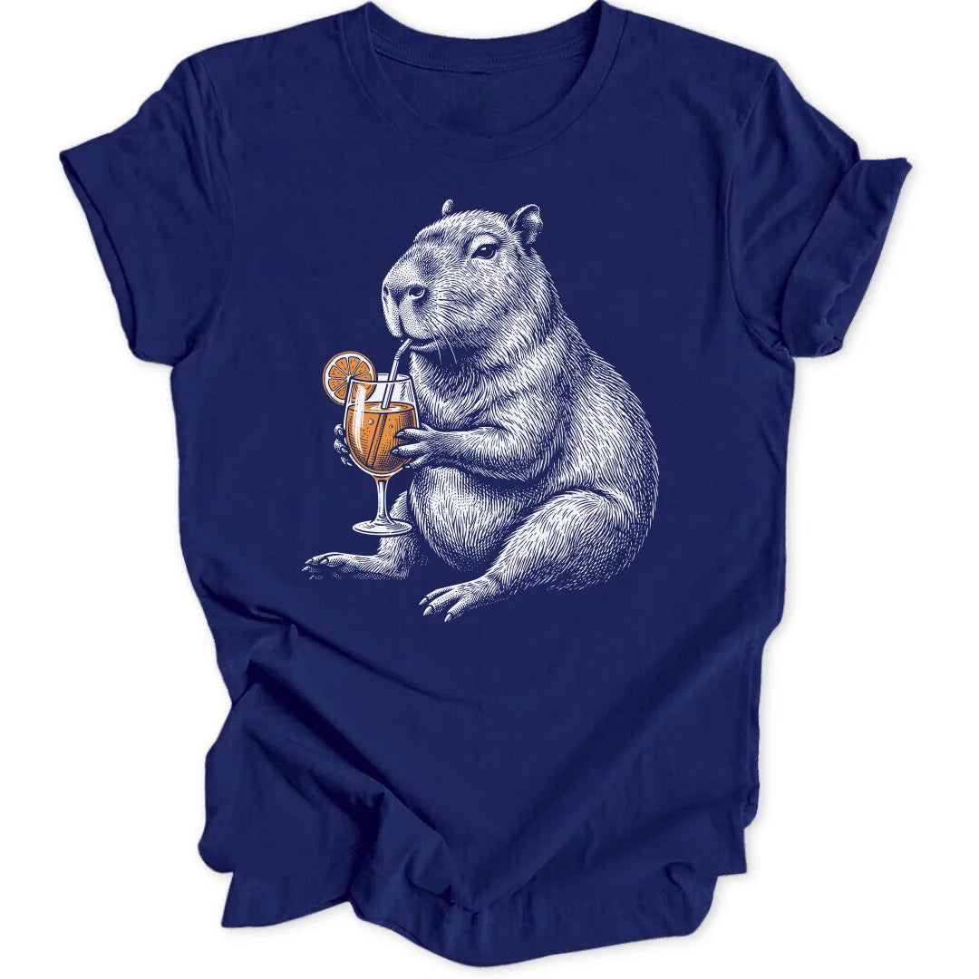 Sippin Capybara - Navy