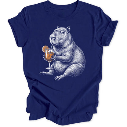 Sippin Capybara - Navy