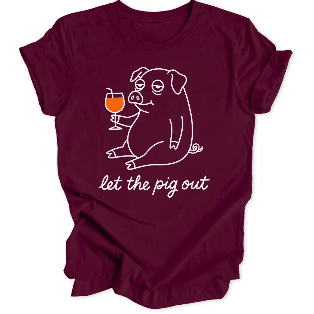 Pig out - Maroon