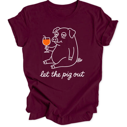 Pig out - Maroon