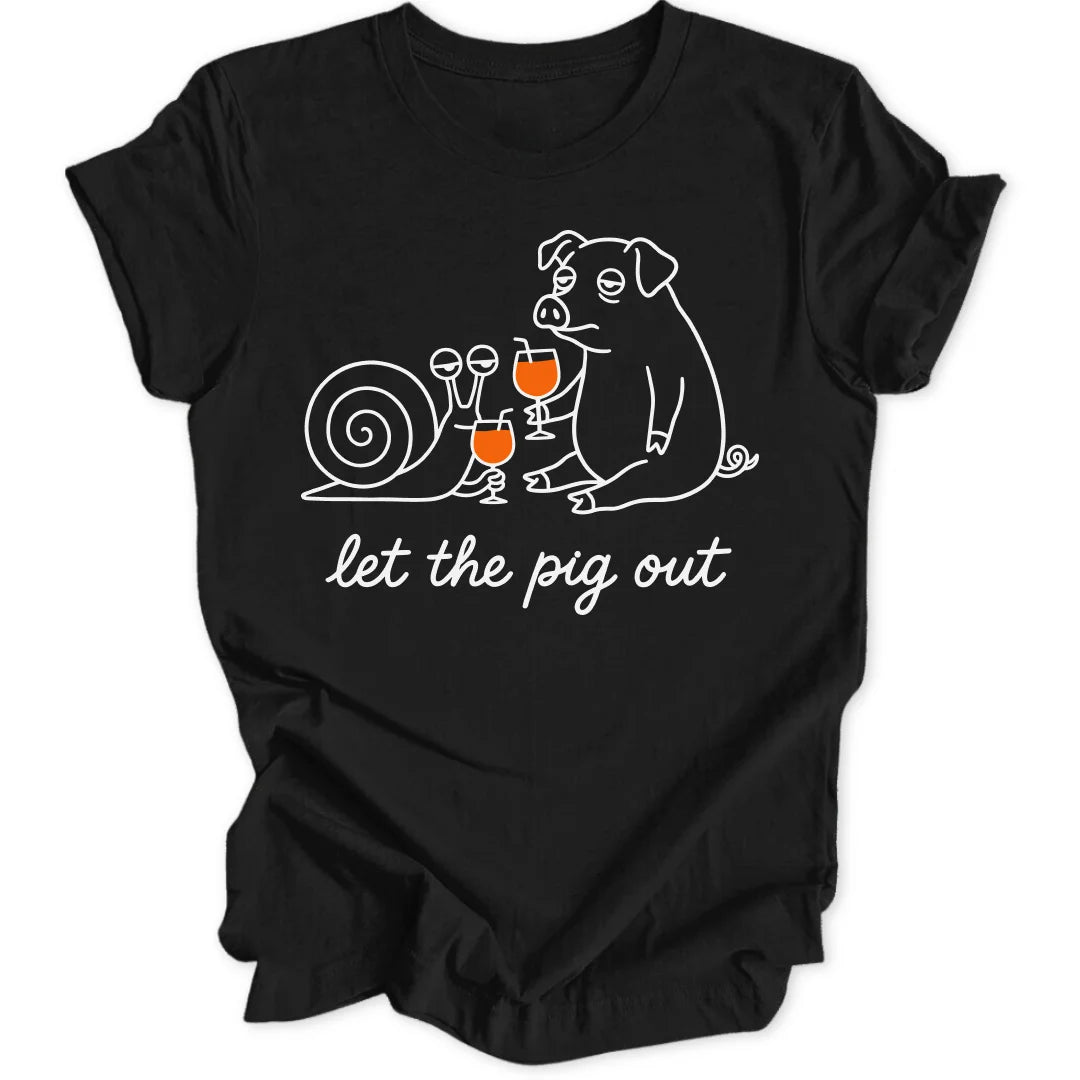 Let the pig out - Black