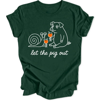 Let the pig out - Forest Green