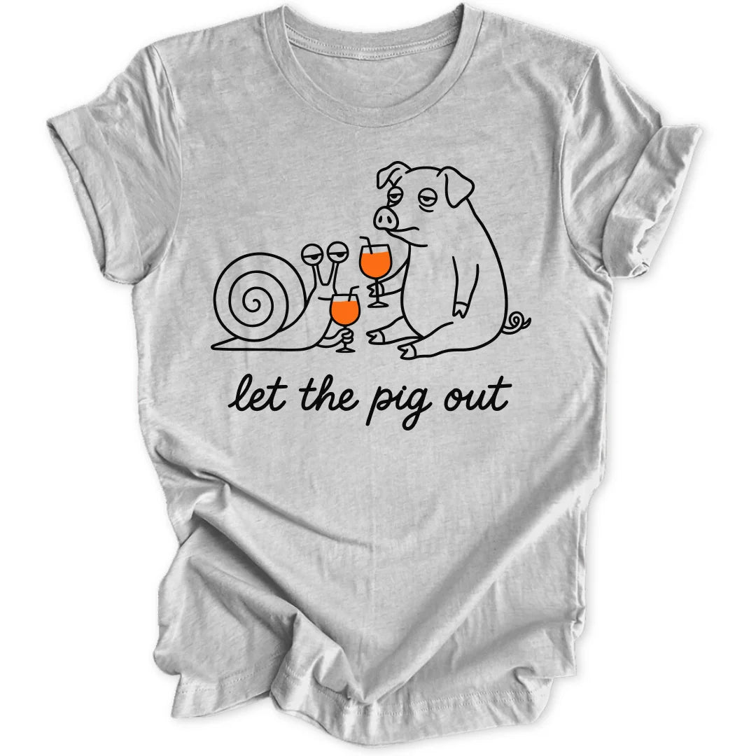 Let the pig out - Sport Grey