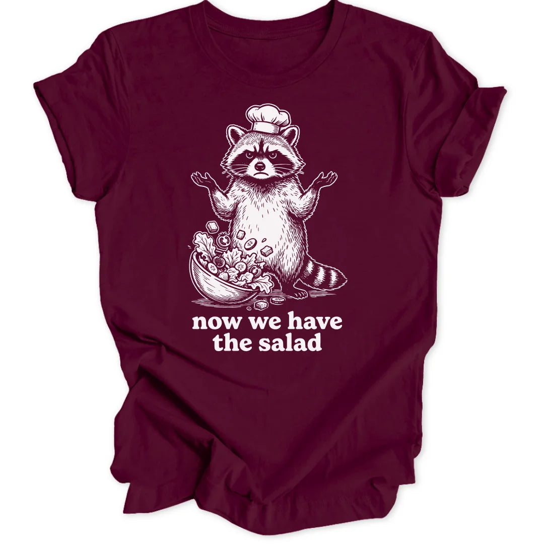 Salad Raccoon - Maroon