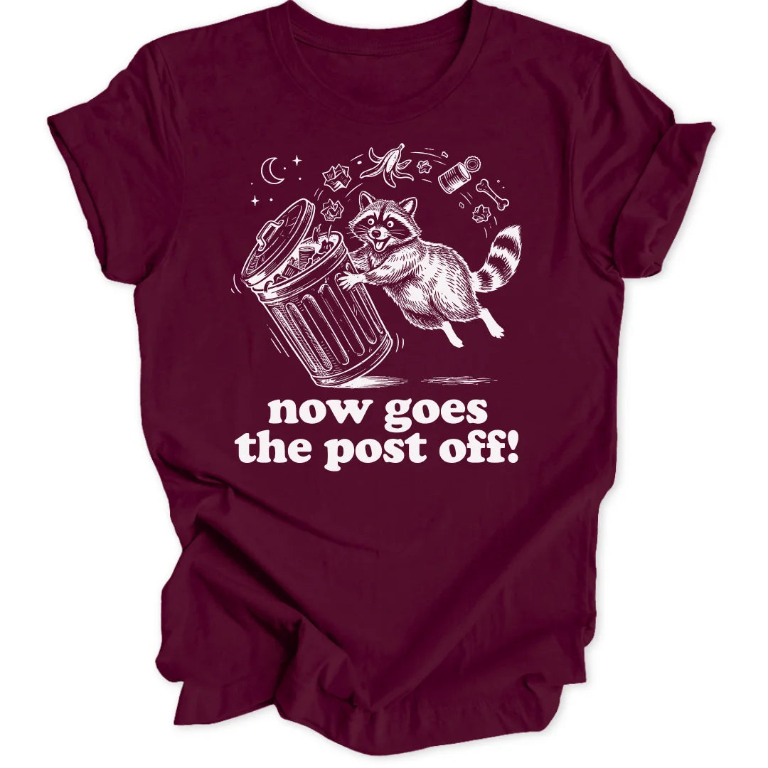 Trash Raccoon - Maroon