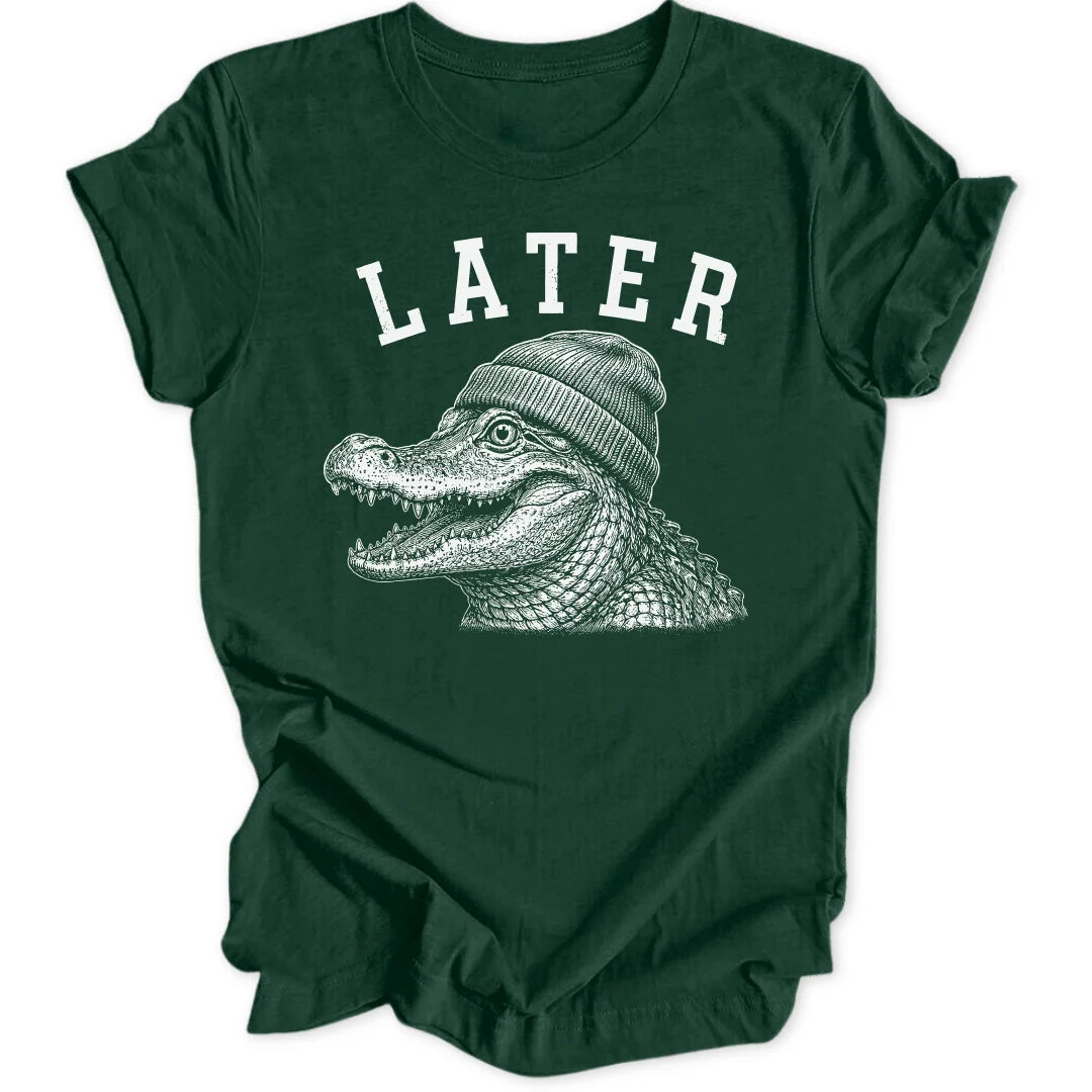 Later Alligator - Forest Green