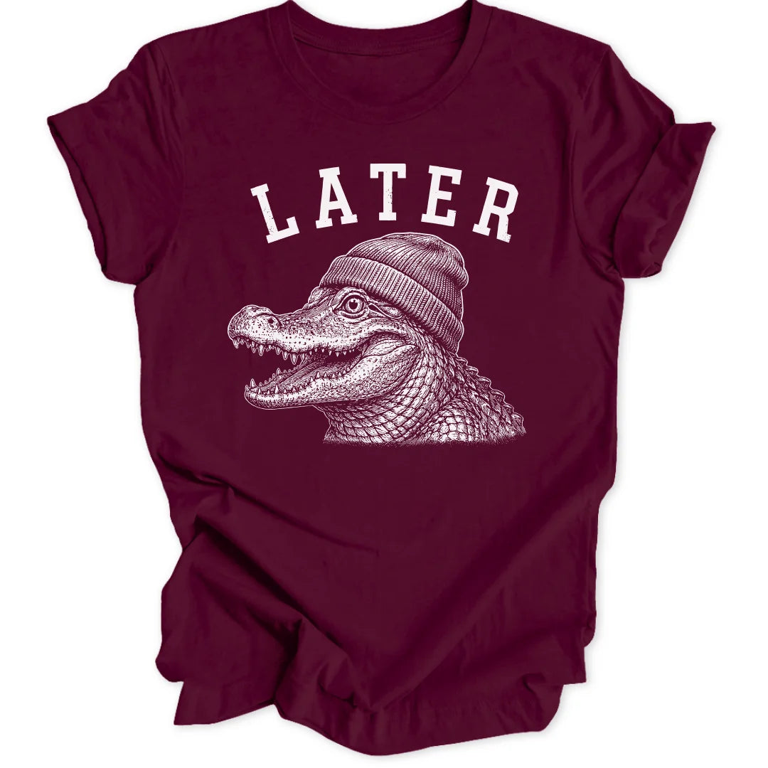 Later Alligator - Maroon