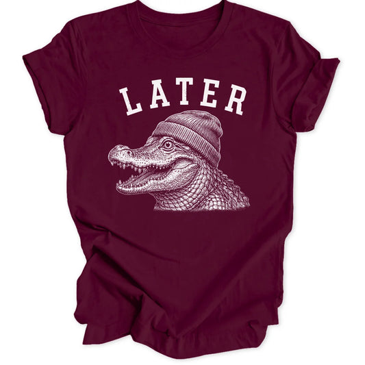 Later Alligator - Maroon
