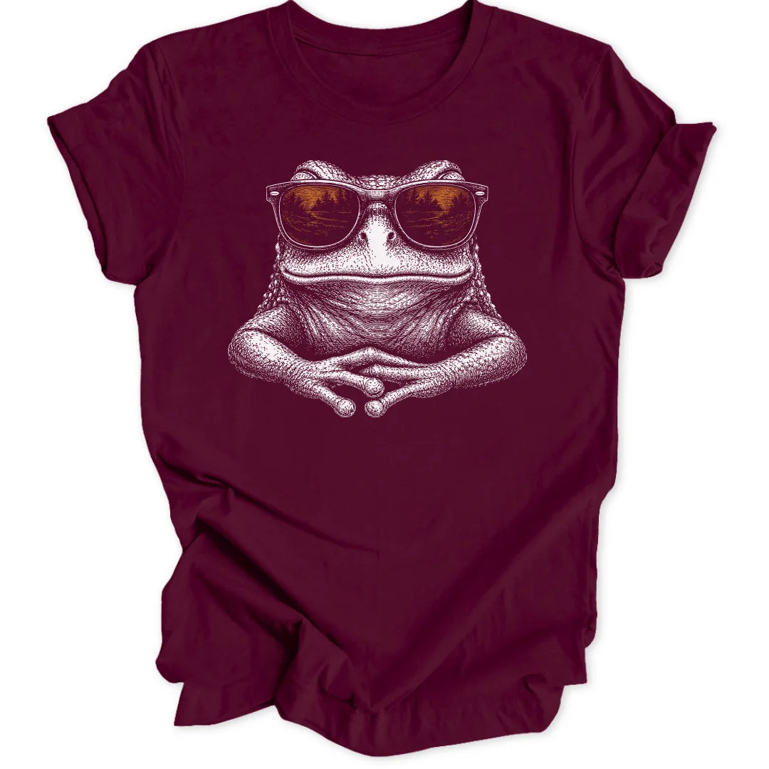 Cool Frog - Maroon