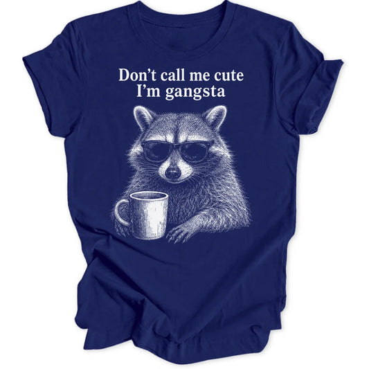 Cute Gangsta Raccoon - Navy