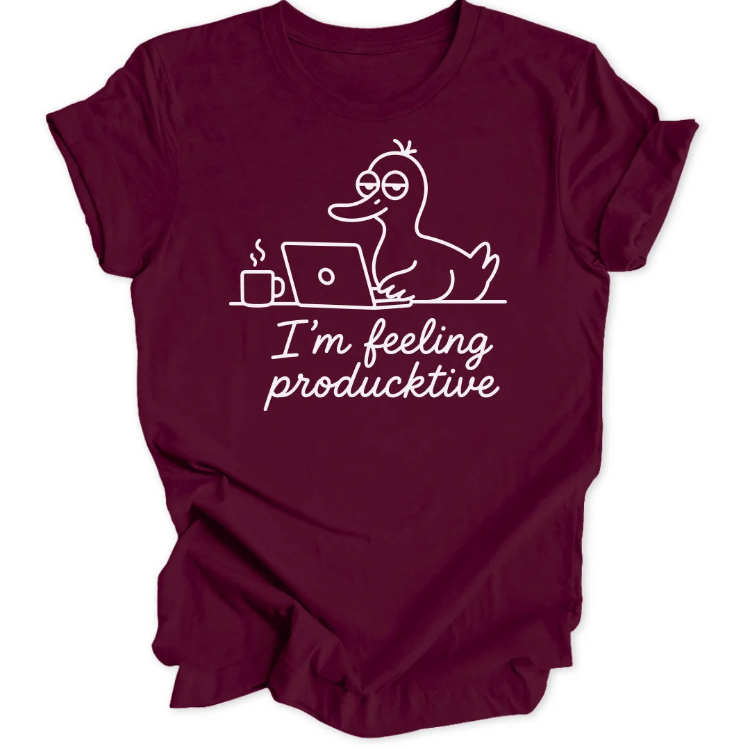 Feeling Producktive - Maroon