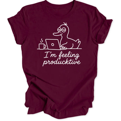 Feeling Producktive - Maroon