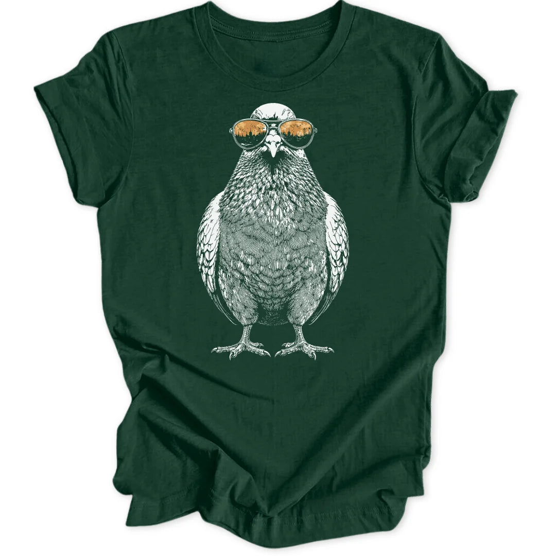 Cool Pigeon  - Forest Green