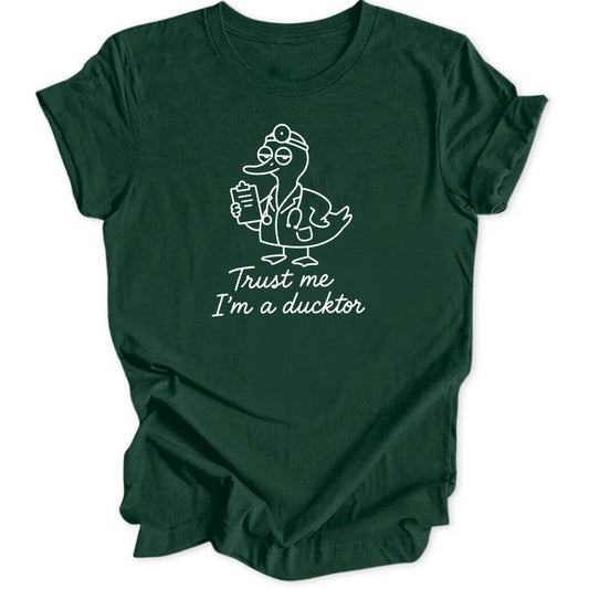 Ducktor Doodle - Forest Green