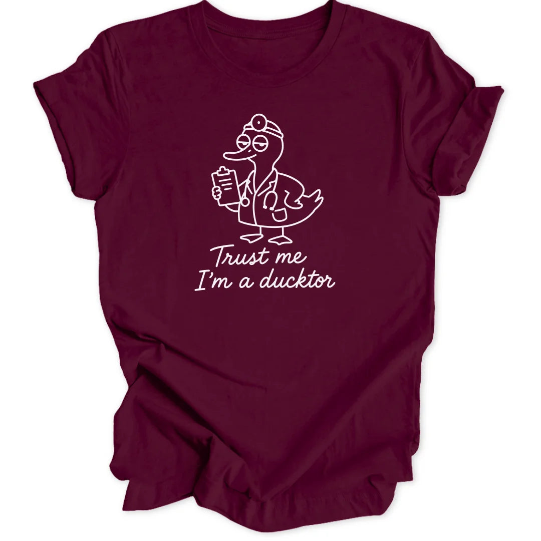 Ducktor Doodle - Maroon