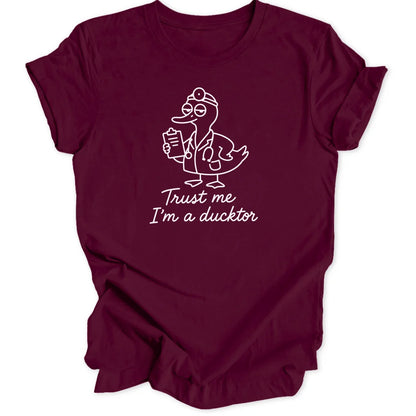 Ducktor Doodle - Maroon