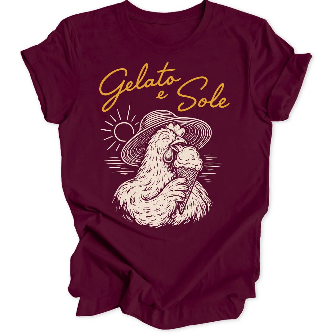 Gelato e Sole - Maroon