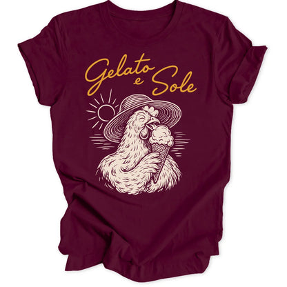 Gelato e Sole - Maroon