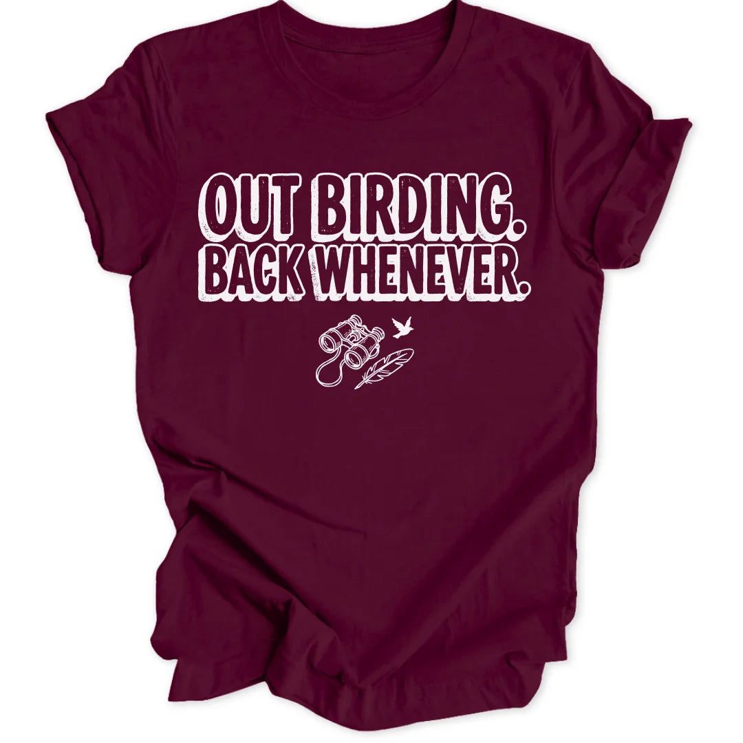 Out Birding - Maroon
